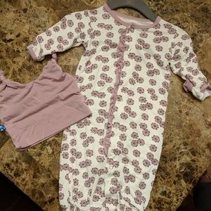 Kickee pants EUC NB converter gown